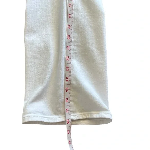 Madewell Women’s White High Rise Kick Out Jeans Size 30 - Picture 10 of 10